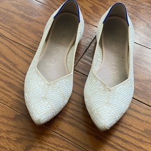 Rothy’s pointed flat shoes